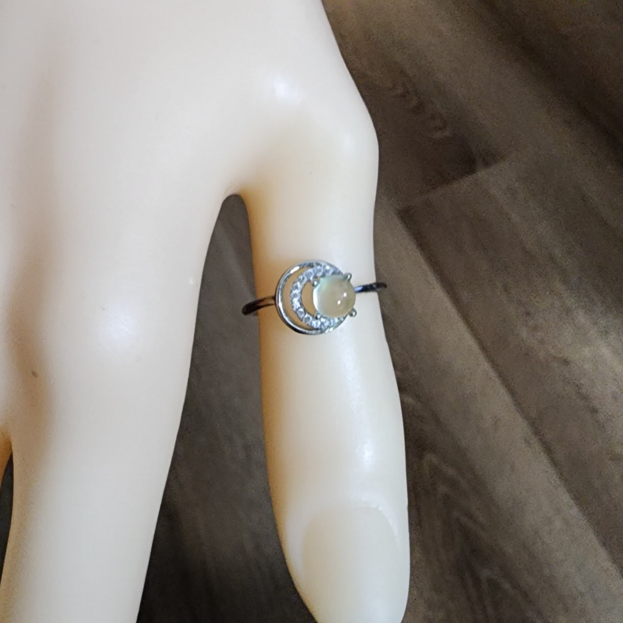 Natural Precious Stone Sterling Silver Ring