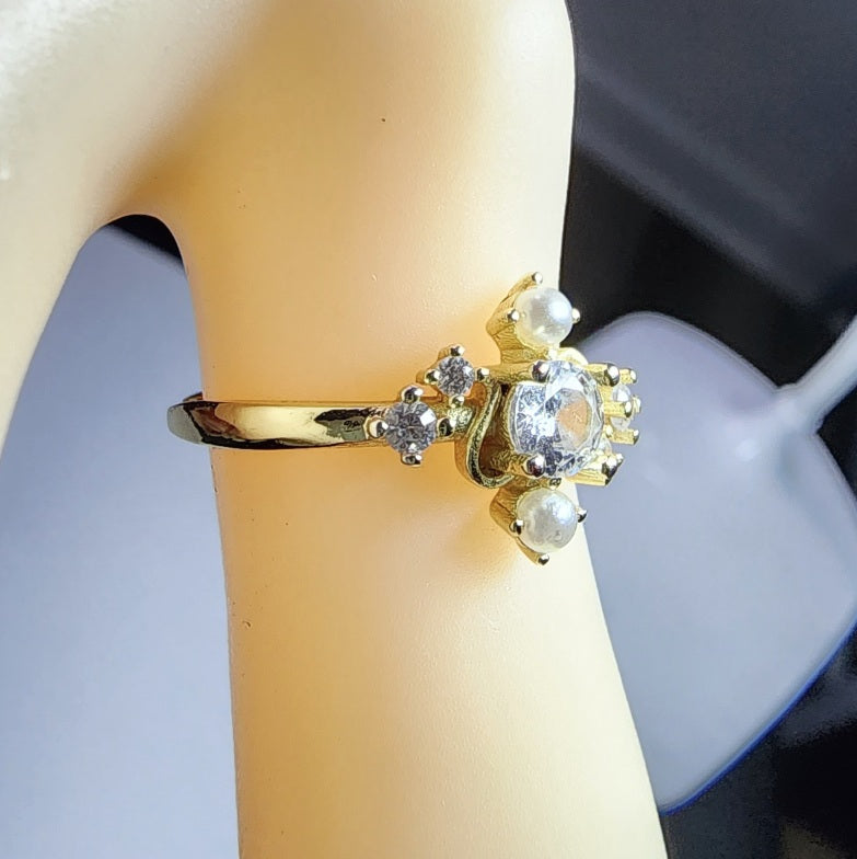 Diamond Sterling Silver Ring