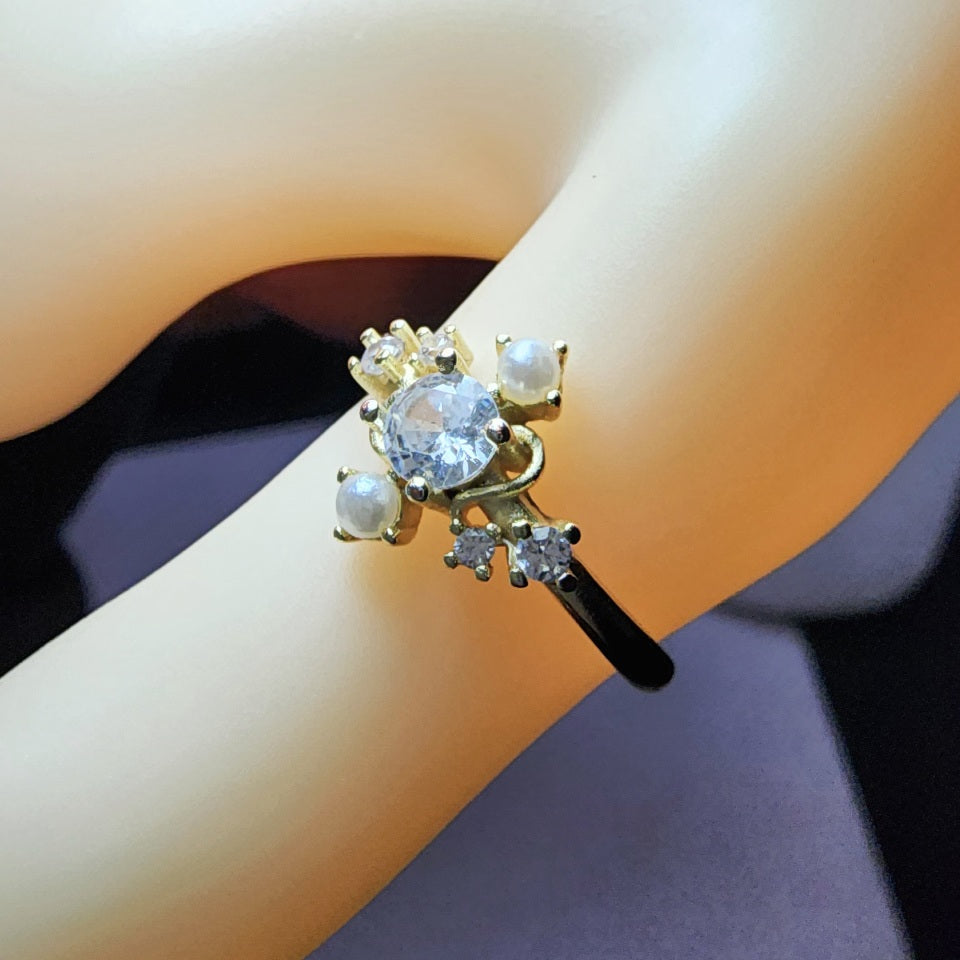 Diamond Sterling Silver Ring