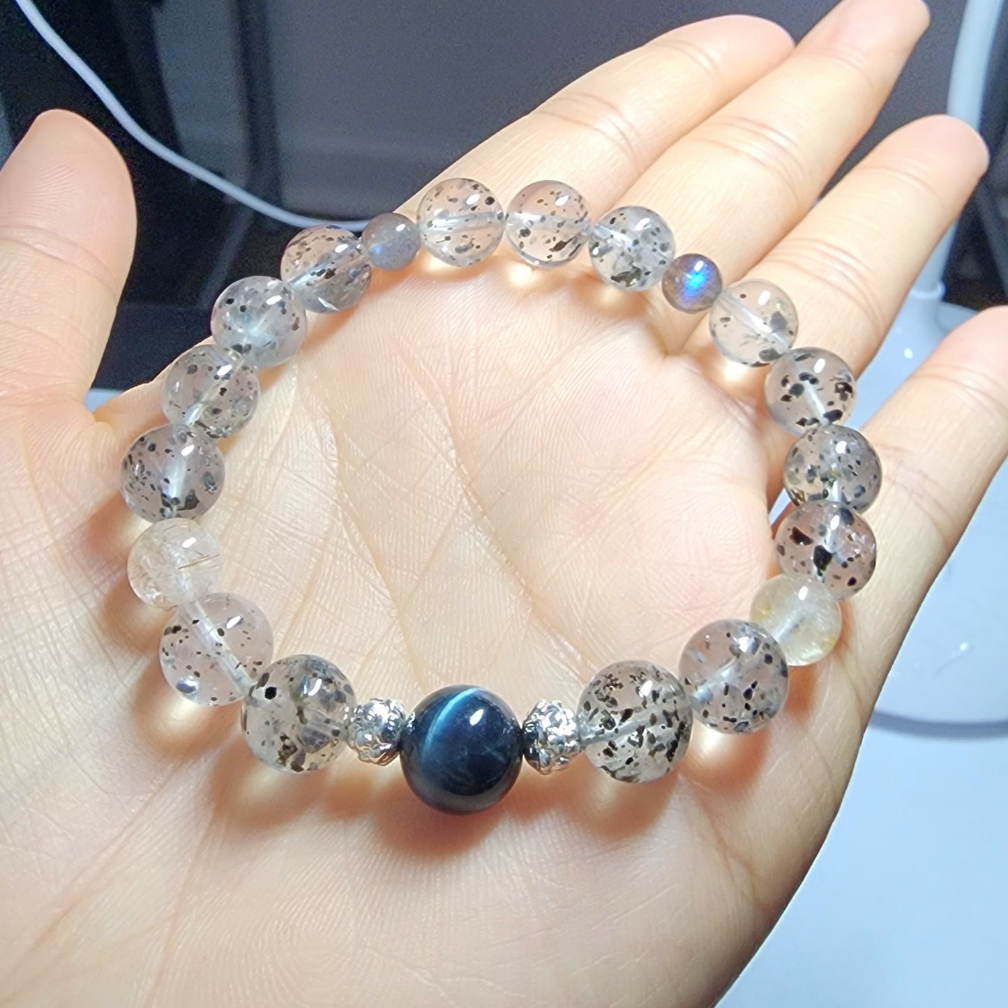 High quality 9mm Biotite Bracelet