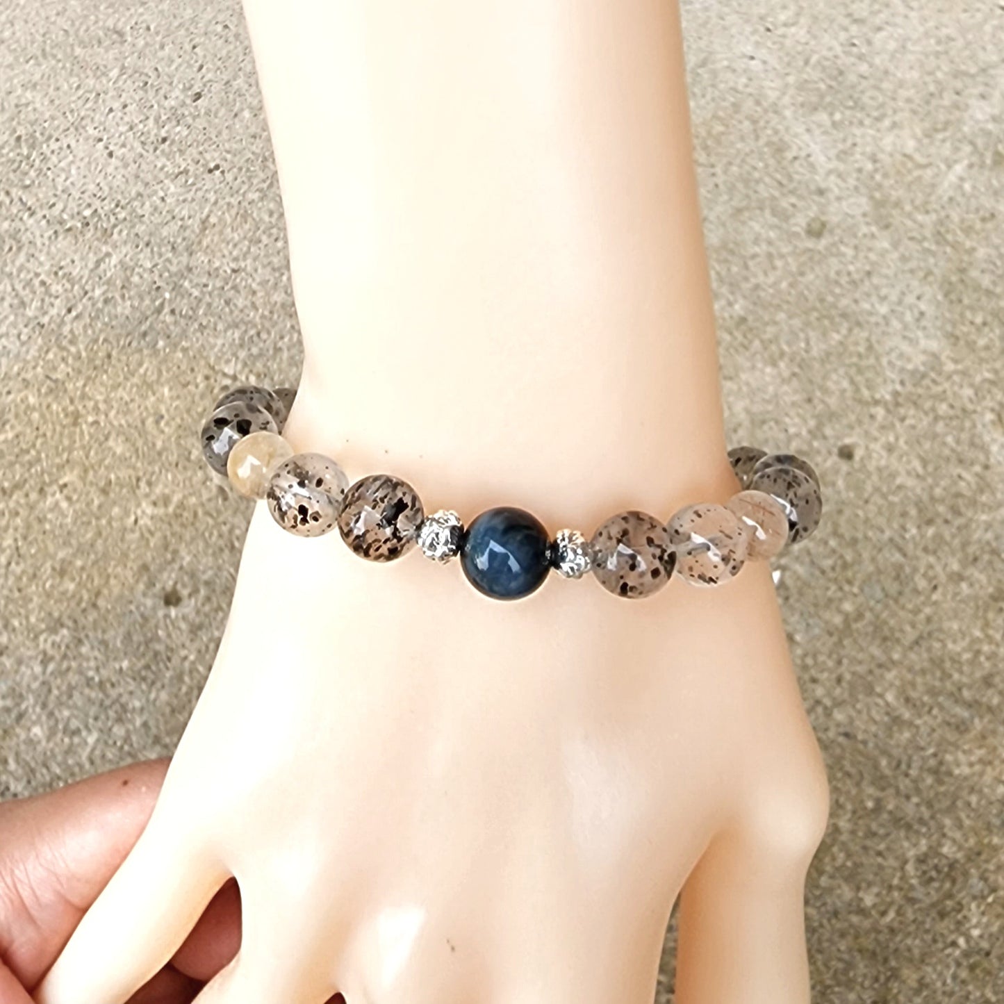 High quality 9mm Biotite Bracelet